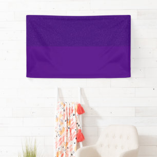 Bannière d'événement à paillettes violet deux tons