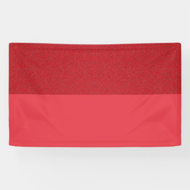 Bannière d'événement Rouge Tomate Two-Tone – Perso (Horizontal)