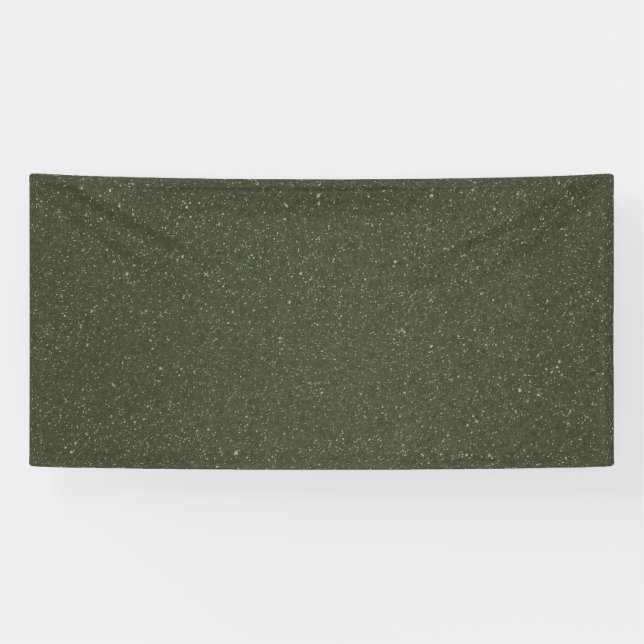 Bannière d'événement Verte Mouchetée de Mousse – P (Horizontal)