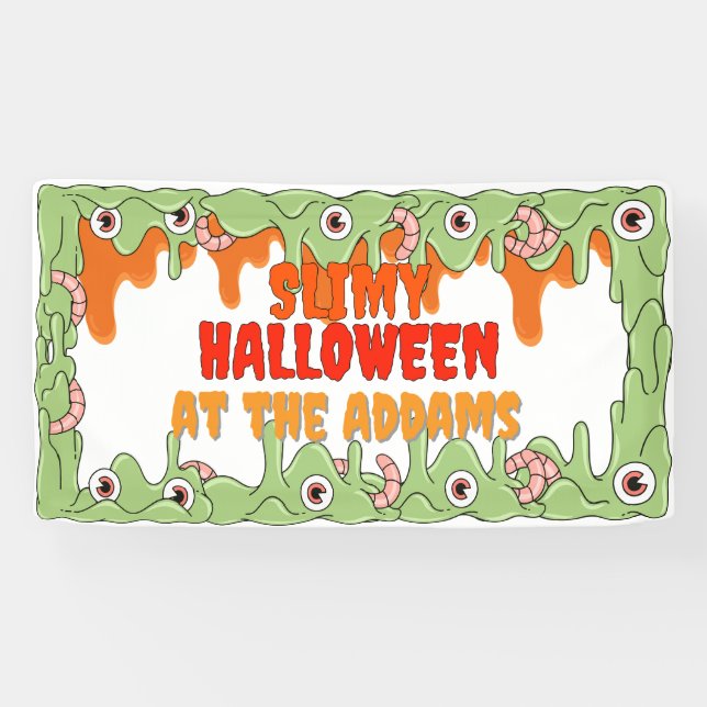 Bannière d'Halloween moins mince (Horizontal)