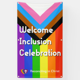 Bannière d'indicateur de la FIERTÉ progressive - V