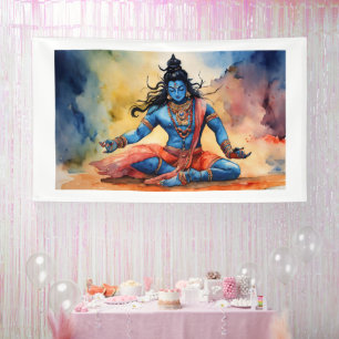 Bannière Divine Shiva : L'Art Sacré pour votre esp