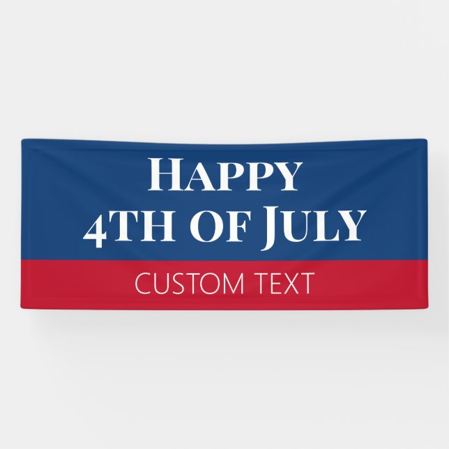 Bannière du 4 juillet (Horizontal)