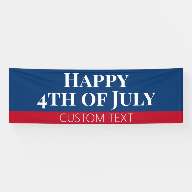 Bannière du 4 juillet (Horizontal)