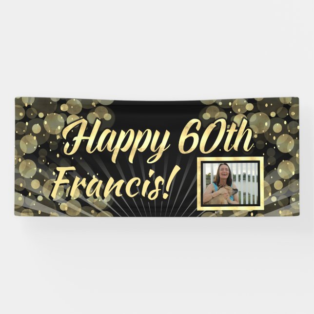 Bannière du 60e anniversaire de la Gold Photo (Horizontal)