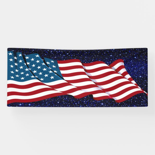 Bannière du drapeau américain (Horizontal)