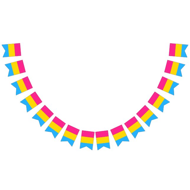 Bannière du drapeau de la fierté de Pansexualité (Tout)