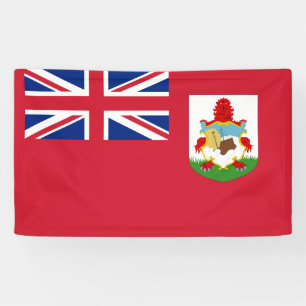Bannière du drapeau des Bermudes