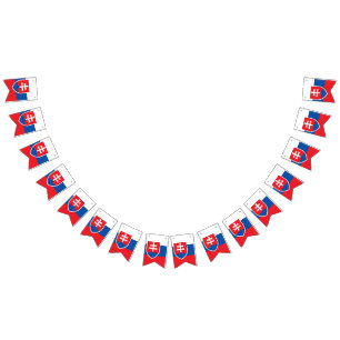 bannière du drapeau slovaque