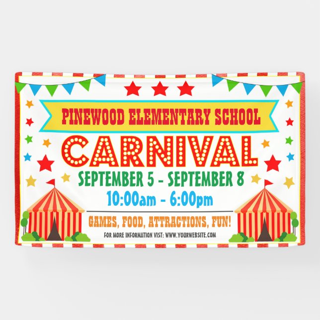 Bannière du Festival du Carnaval (Horizontal)