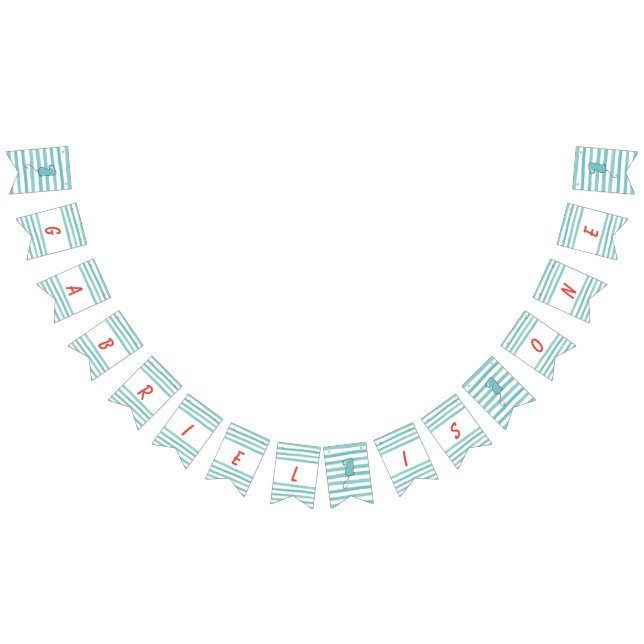 Bannière du premier anniversaire à thème du ballon (Tout)