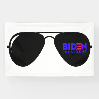 Bannière du président Joe Biden