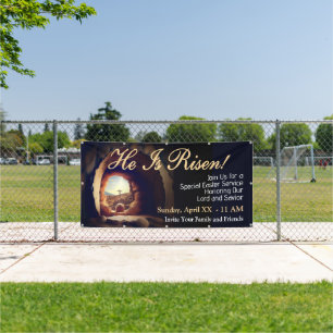 Bannière du service du dimanche de Pâques
