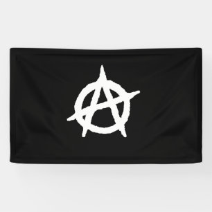 Bannière du symbole anarchiste