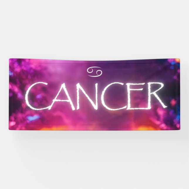 Bannière du zodiaque Cancer (Horizontal)