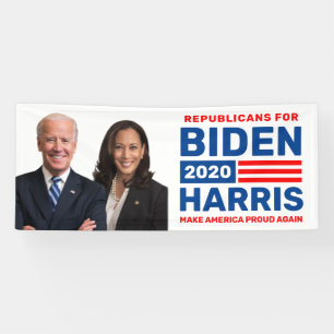 Bannière électorale de Biden Harris 2020