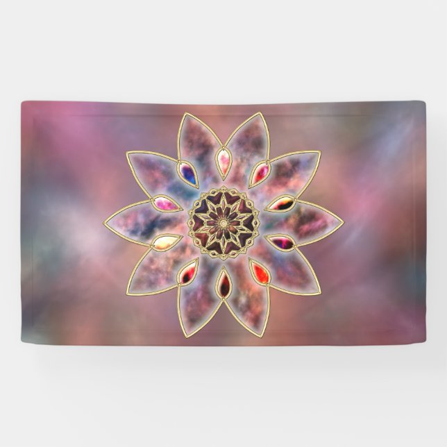 Bannière en galaxies marbrées (Horizontal)