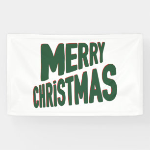 Bannière en vinyle 3x5 Joyeux Noël