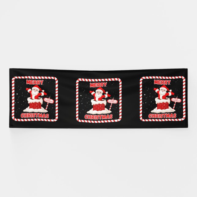 Bannière en vinyle 4x12 pour la collection de Noël (Horizontal)