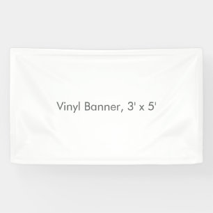 Bannière en vinyle, 90 cm x 150 cm