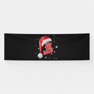 Bannière en vinyle Deck The Halls Snow Collection