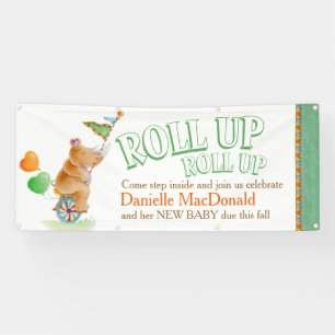 Bannière faite sur commande de rhinocéros de