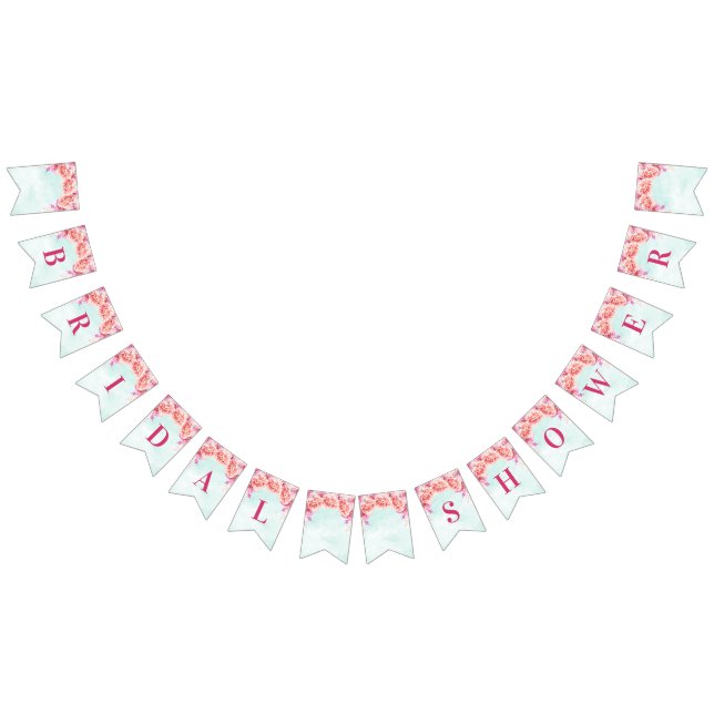 Bannière Fête des mariées Bleu clair Aquarelle Fle (Tout)