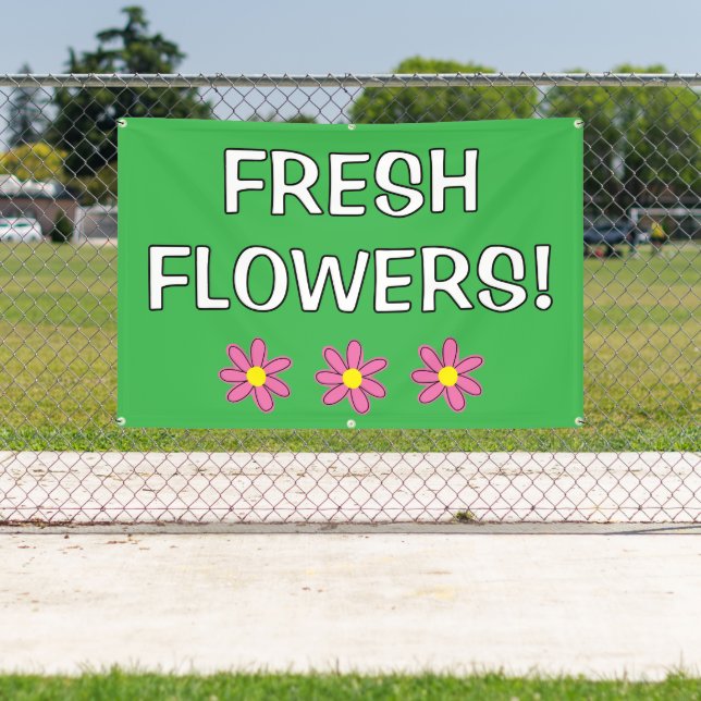 Bannière Fleurs fraîches (Insitu)