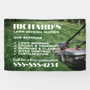 Bannière Gardener Lawn Care and Maintenance