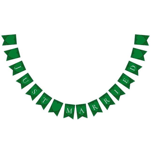 Bannière Gothique Coeur-Bouton Vert & Noir 2 (Tout)