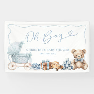 Bannière grande pour Baby Shower Calèche Coquette