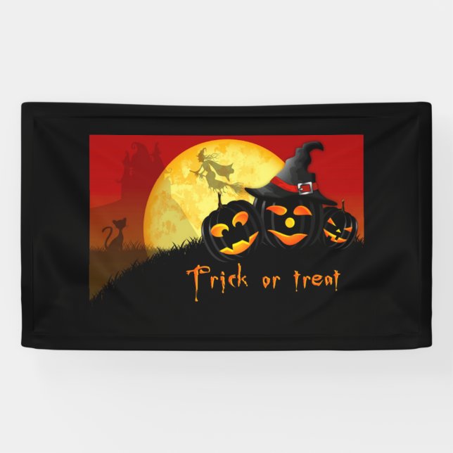Bannière Halloween 3' x 5' (Horizontal)