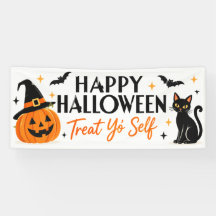 Bannière Halloween pour fête « Offre-toi »