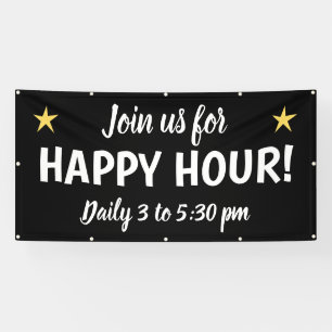 Bannière Happy Hour Personnalisée