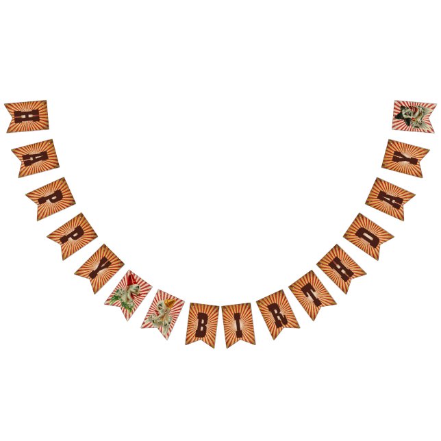 Bannière haut pour Cirque Thème Anniversaire (Tout)