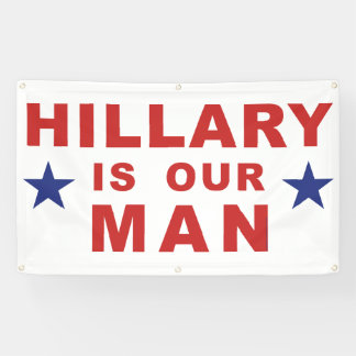 Bannière Hillary Clinton Hillary Clinton signe 201
