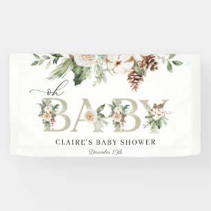 Bannière Hiver Oh Baby shower