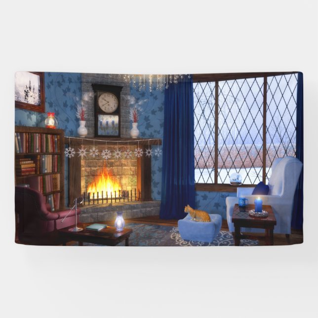 Bannière hiver Sérénité (Horizontal)