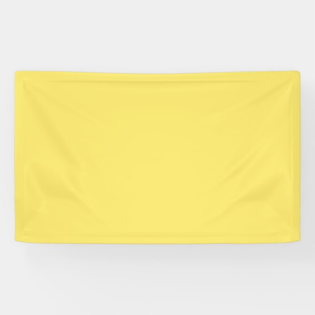 Bannière jaune couleur rayonne (Horizontal)