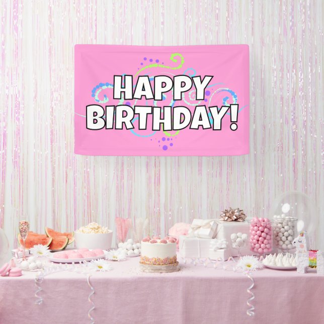 Bannière Joyeux Anniversaire (Fête)