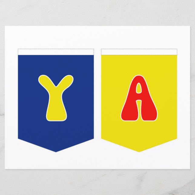 Bannière Joyeux Anniversaire YA (Devant)