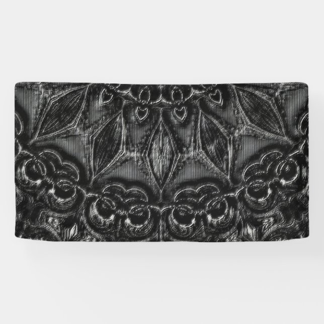 Bannière Mandala Charbon (Horizontal)