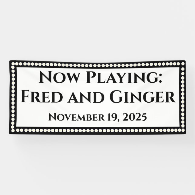 Bannière Marquee Mariage (Horizontal)