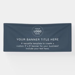 Bannière moderne professionnelle de 6' de logo d'e