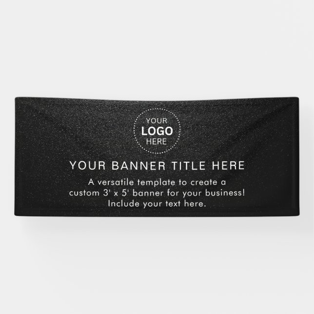 Bannière moderne professionnelle de 6' de logo d'e (Horizontal)