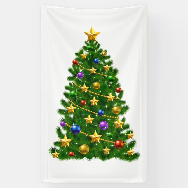 Bannière murale de la fête de Noël (Vertical)