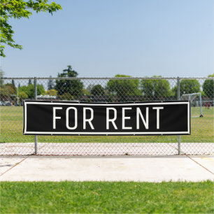 Bannière Noir pour location