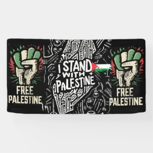 bannière palestine libre