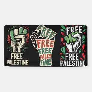 bannière palestine libre