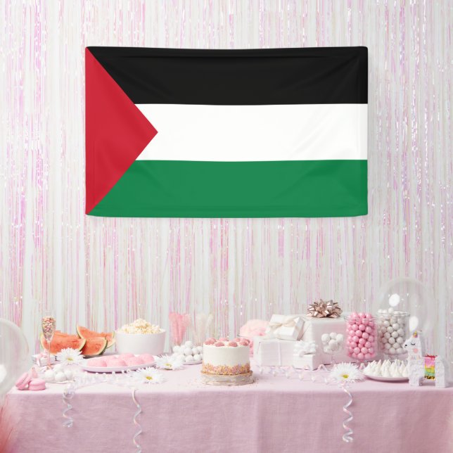 Bannière palestinienne patriotique pour intérieur  (Fête)